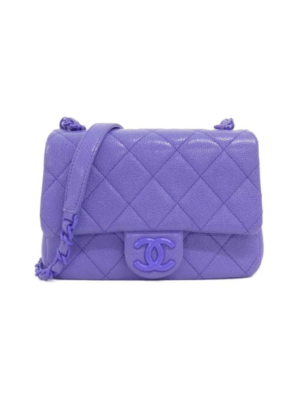 Chanel Shoulder Bag Purple